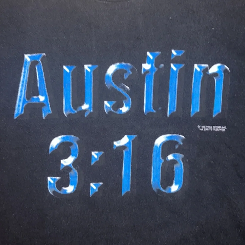 Vintage 1998 Stone Cold Wrestling T-Shirt - Picture 2 of 12